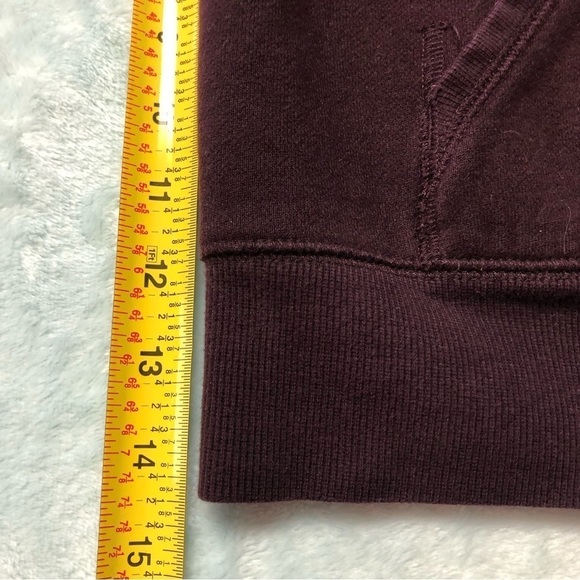 Aritzia TNA Maroon Baltic Pullover Hoodie Small - Picture 8 of 9